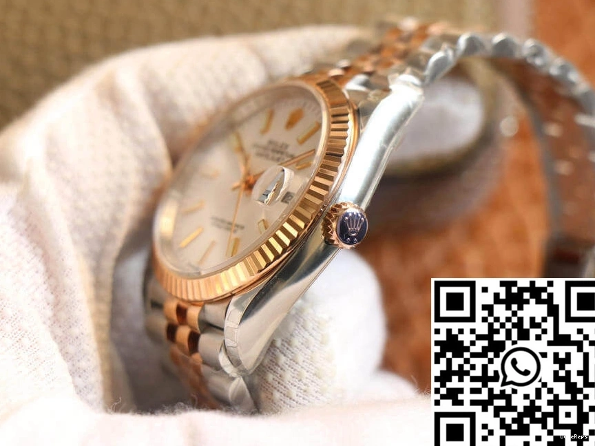 Rose Factory EW Datejust M126231-0017 Dial White Rolex Gold 0311